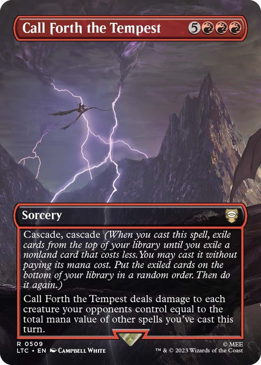 Call Forth the Tempest (Borderless) (509) [LTC]