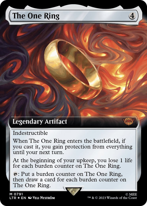 The One Ring (Extended Art) (Surge Foil) (791) [LTR] Foil
