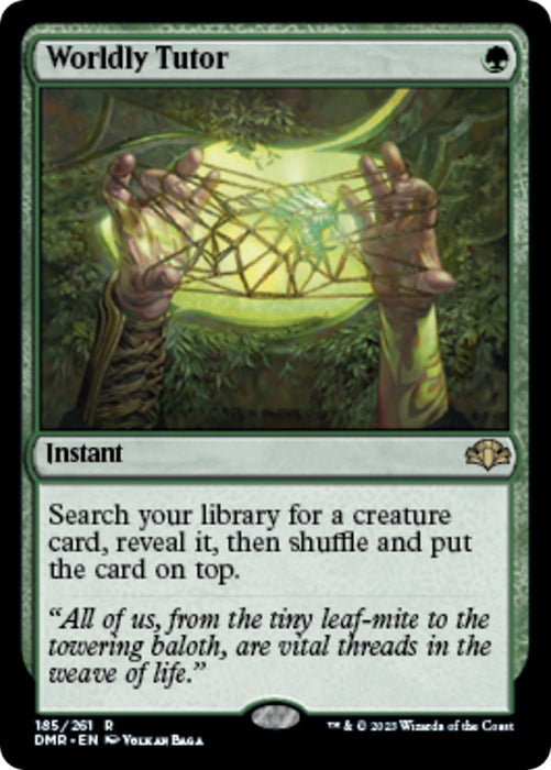 Worldly Tutor (185) [DMR] Foil