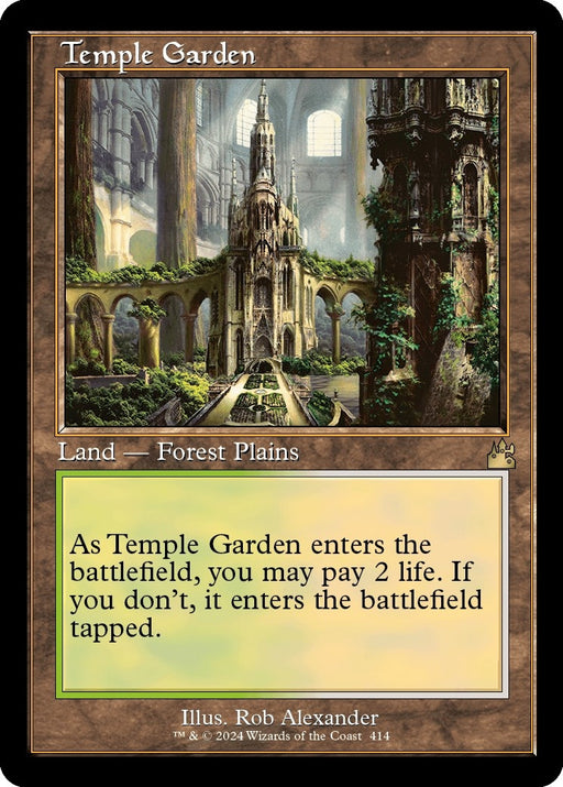 Temple Garden (Retro Frame) (414) [RVR]