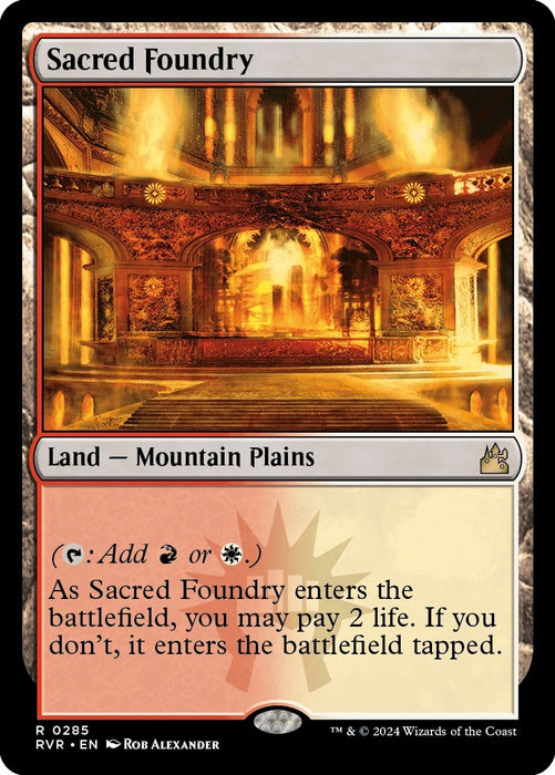 Sacred Foundry (285) [RVR] Foil