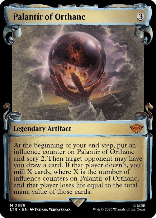 Palantir of Orthanc (Showcase Scrolls) (698) [LTR] Foil