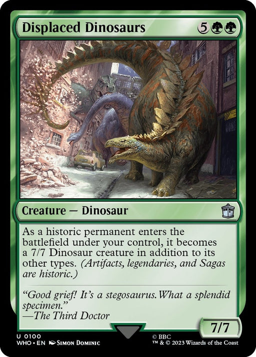 Displaced Dinosaurs (100) [WHO] Foil