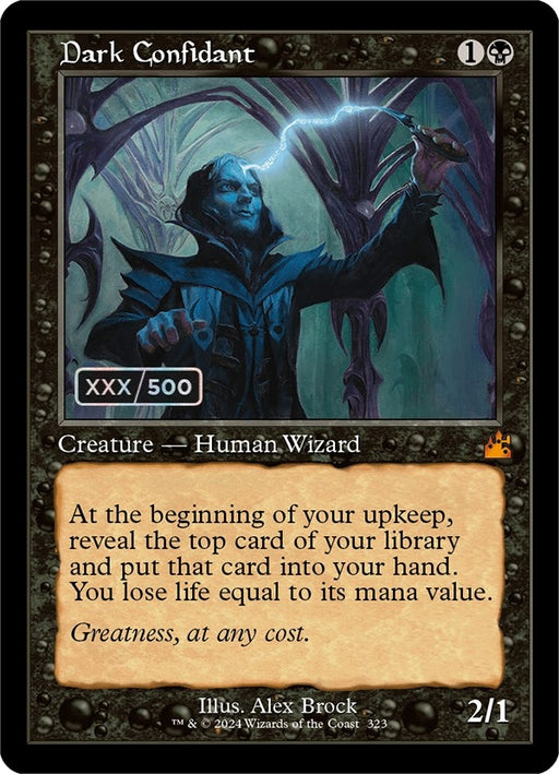 Dark Confidant (Retro Frame) (Serial Numbered) (323) [RVR] Foil