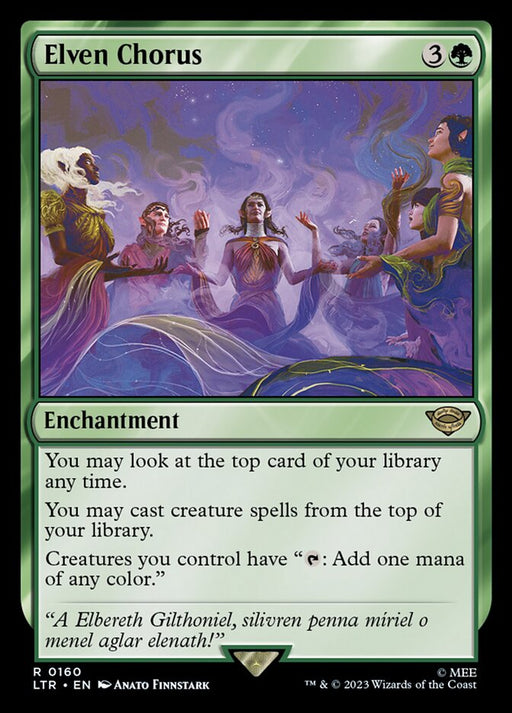 Elven Chorus (160) [LTR] Foil