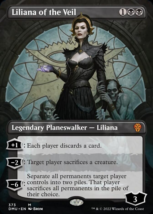 Liliana of the Veil (Borderless) (373) [DMU]