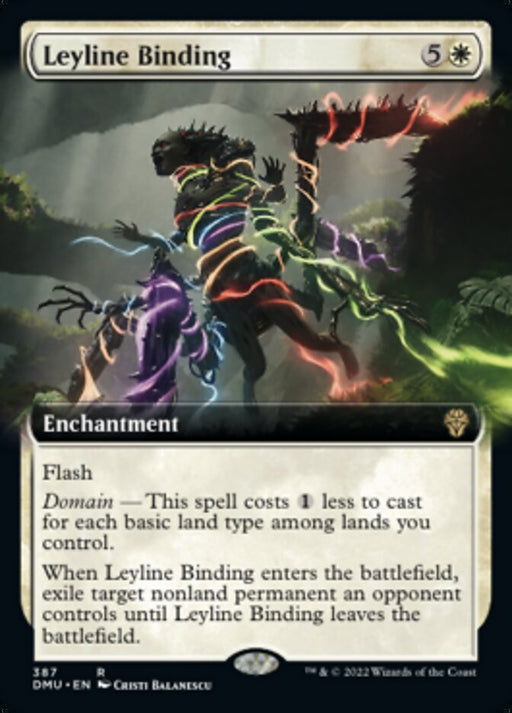 Leyline Binding (Extended Art) (387) [DMU] Foil