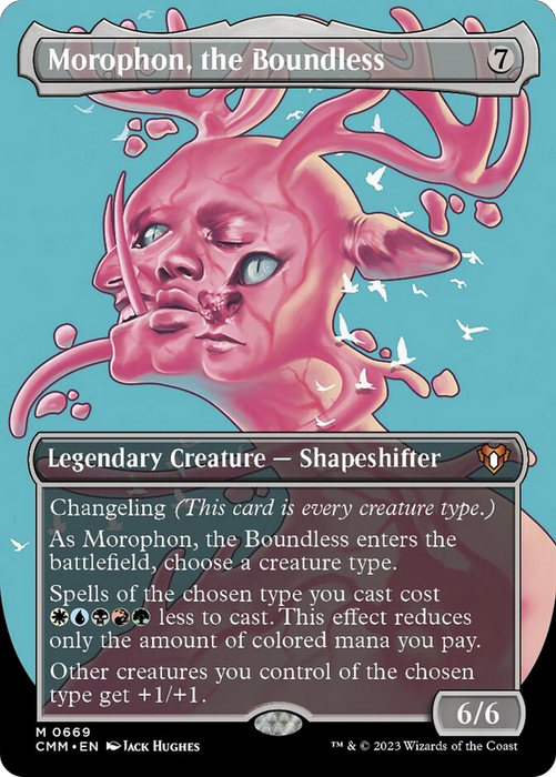 Morophon, the Boundless (Borderless) (669) [CMM] Foil